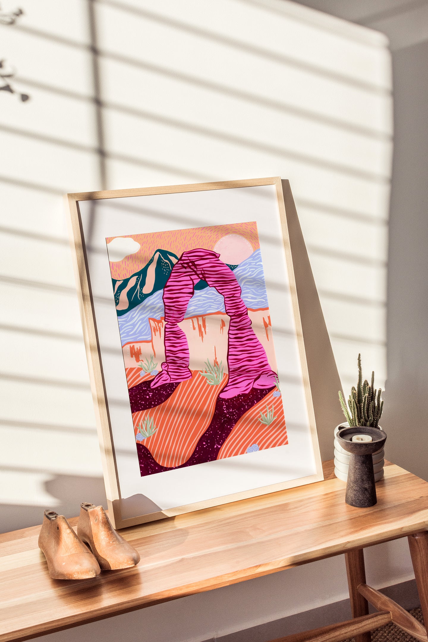 Delicate Arch at Sunrise Art Print